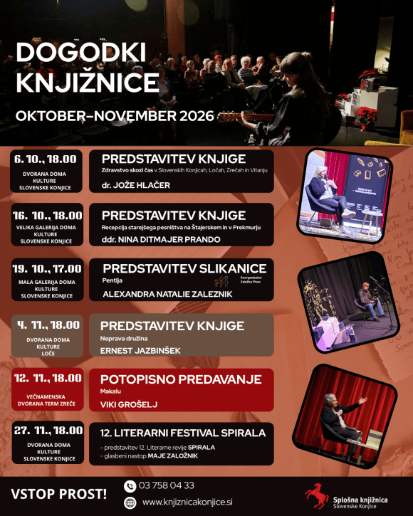 DOGODKI OKTOBER – NOVEMBER 2026