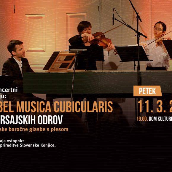 Pomladni koncertni cikel pri Didiju: ANSAMBEL MUSICA CUBICULARIS