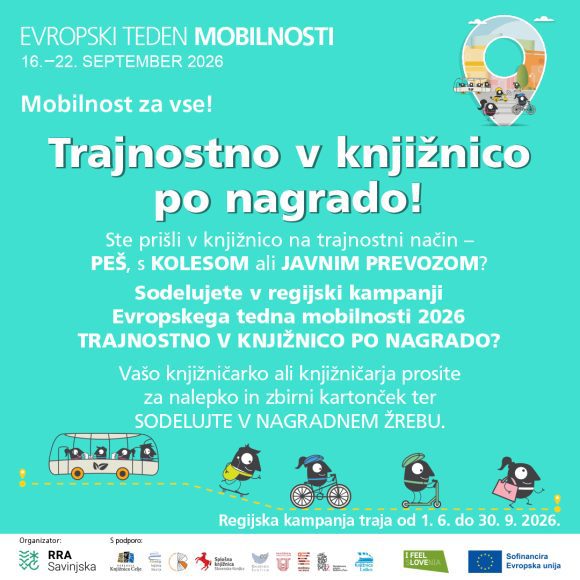 Trajnostno v knjižnico po nagrado